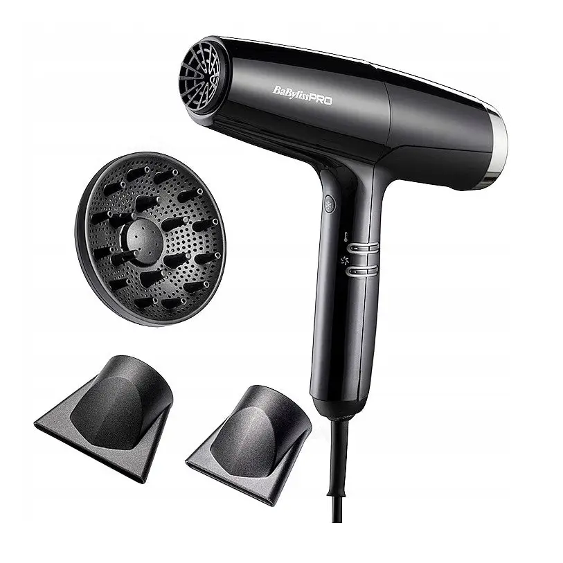 BaBylissPRO Falco Black Silver 2000W Professzionális Hajszárító - Gépek