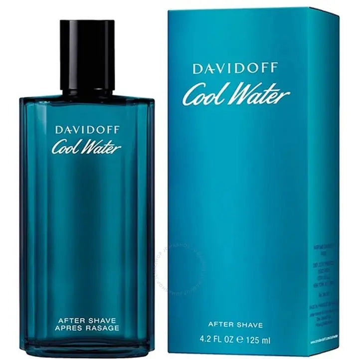 Davidoff Cool Water After Shave 125ml – Frissítő Borotválkozás Utáni Kölni Tengeri és Fás Akkordokkal - Parfümök