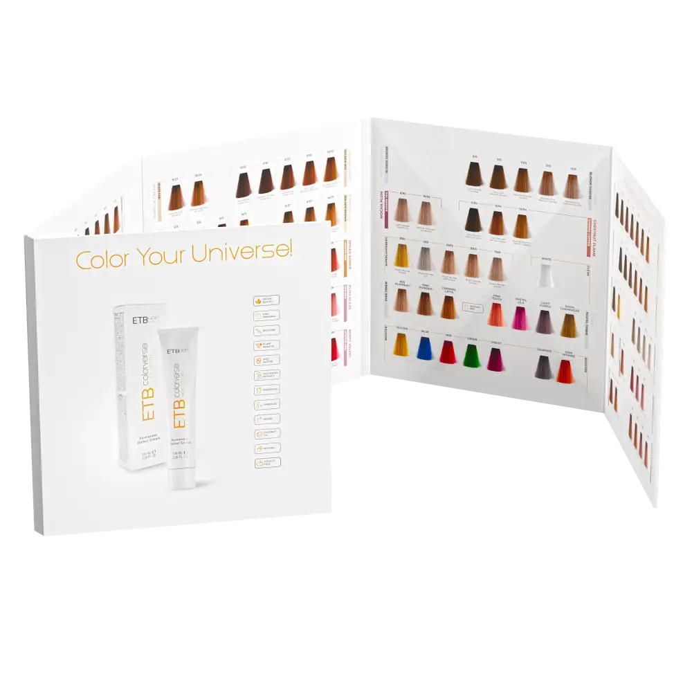 ETB Hair ColorVerse Hajfesték Színskála 117 Árnyalattal - Haj