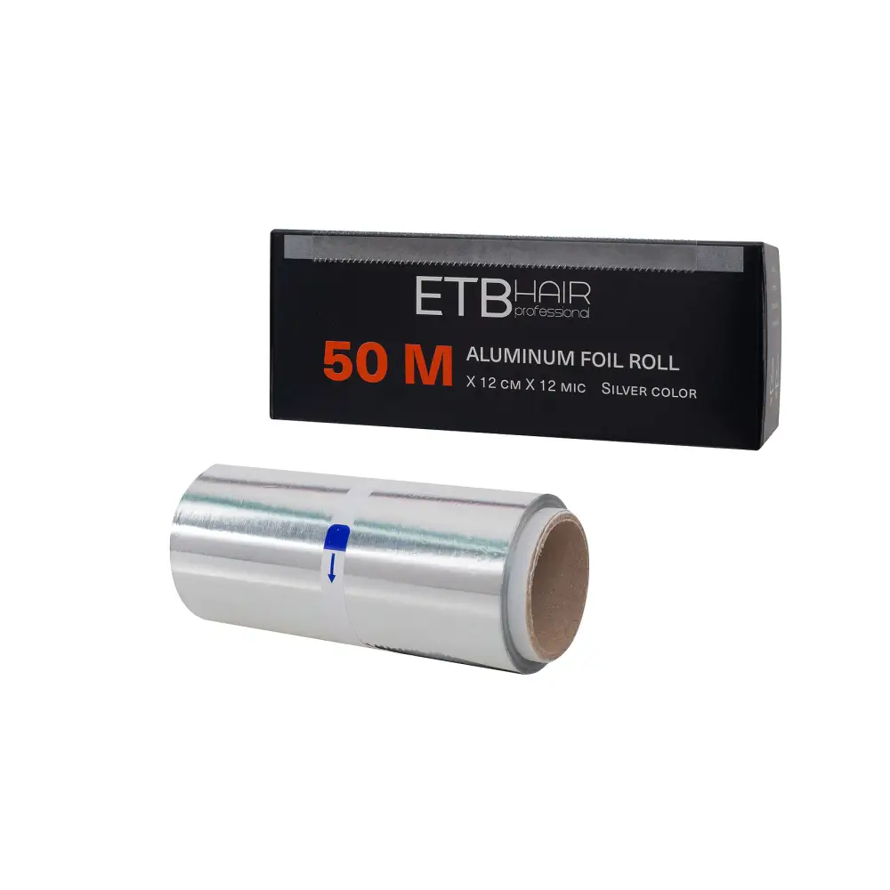 ETB Disposable Rolă Folie De Aluminiu 50m X 12cm X 12 Microni