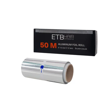 ETB Disposable Rolă Folie De Aluminiu 50m X 12cm X 12 Microni