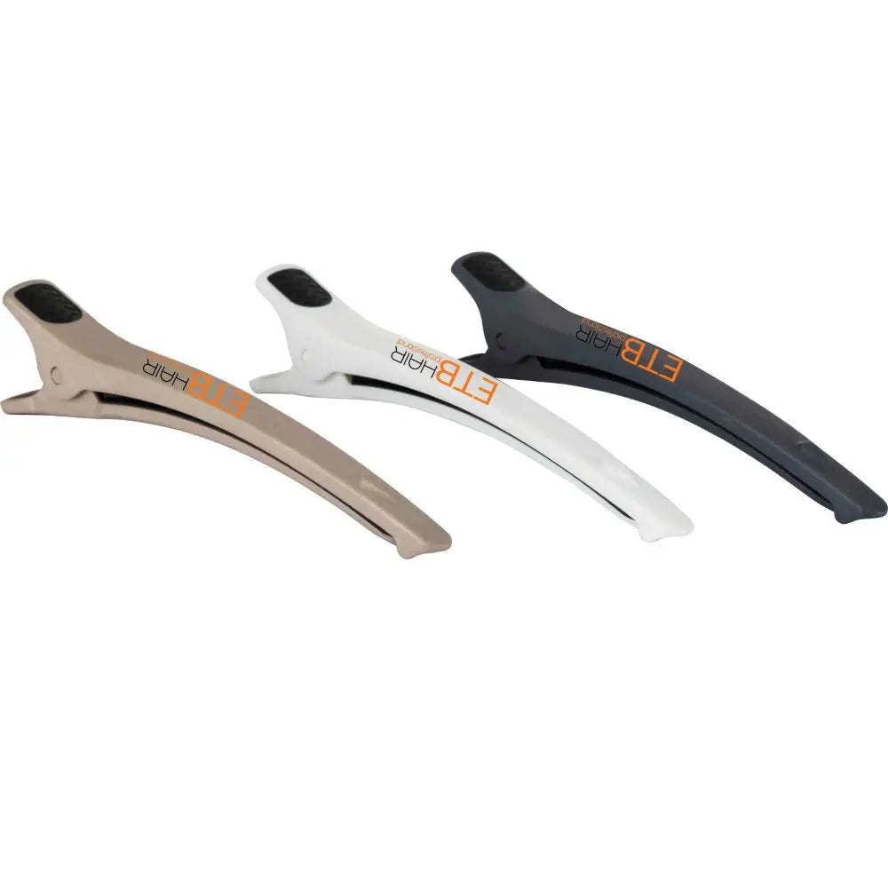 ETB HAIR Prémium Professzionális Gólyacsőr Hajcsipesz Színes Matt 12,2 CM-ES (6 Db/ Készlet) - Haj