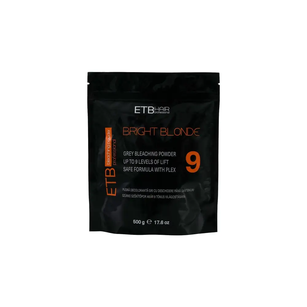 ETB Hair Professional Bright Blonde Pudră Decolorantă Gri 9 Tonuri