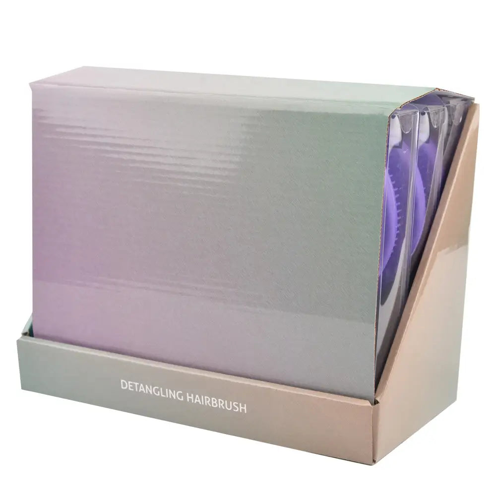 ETB Hair – Professzionális Display 9 Színes Hajbontókefével - Hajformázó Eszközök