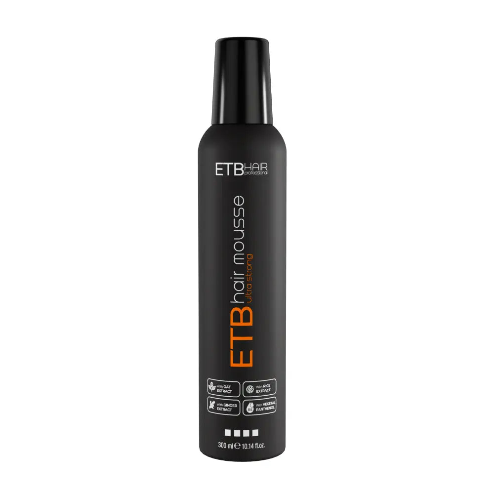 ETB Hair Professzionális Ultra Erős Hajhab Hosszantartó Hatással 300ml - Haj