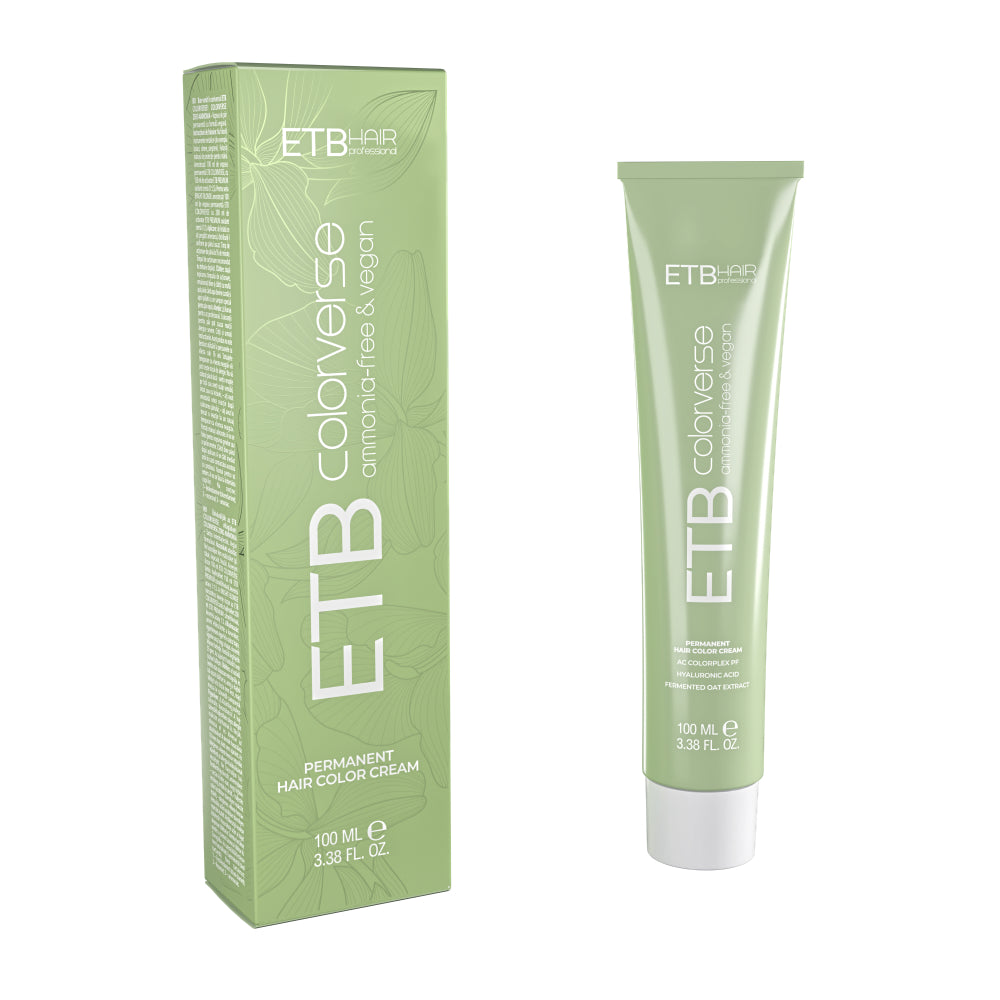 ETB Hair ColorVerse – Professzionális, Tartós Hajfesték, Ammóniamentes, Vegán, 100 ml