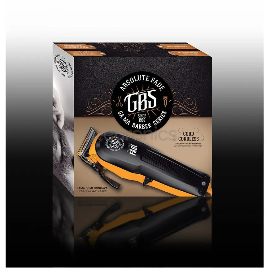 GA.MA Absolute FADE – Professzionális Hajvágógép Fade Vágáshoz Vezetékes/Vezeték nélküli Használattal Félhomorú Penge
