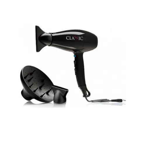 GA.MA Classic Professzionális Hajszárító – 2200W-os Olasz AC Motorral Gyors Szárítás Ergonomikus Kialakítás - FEKETE