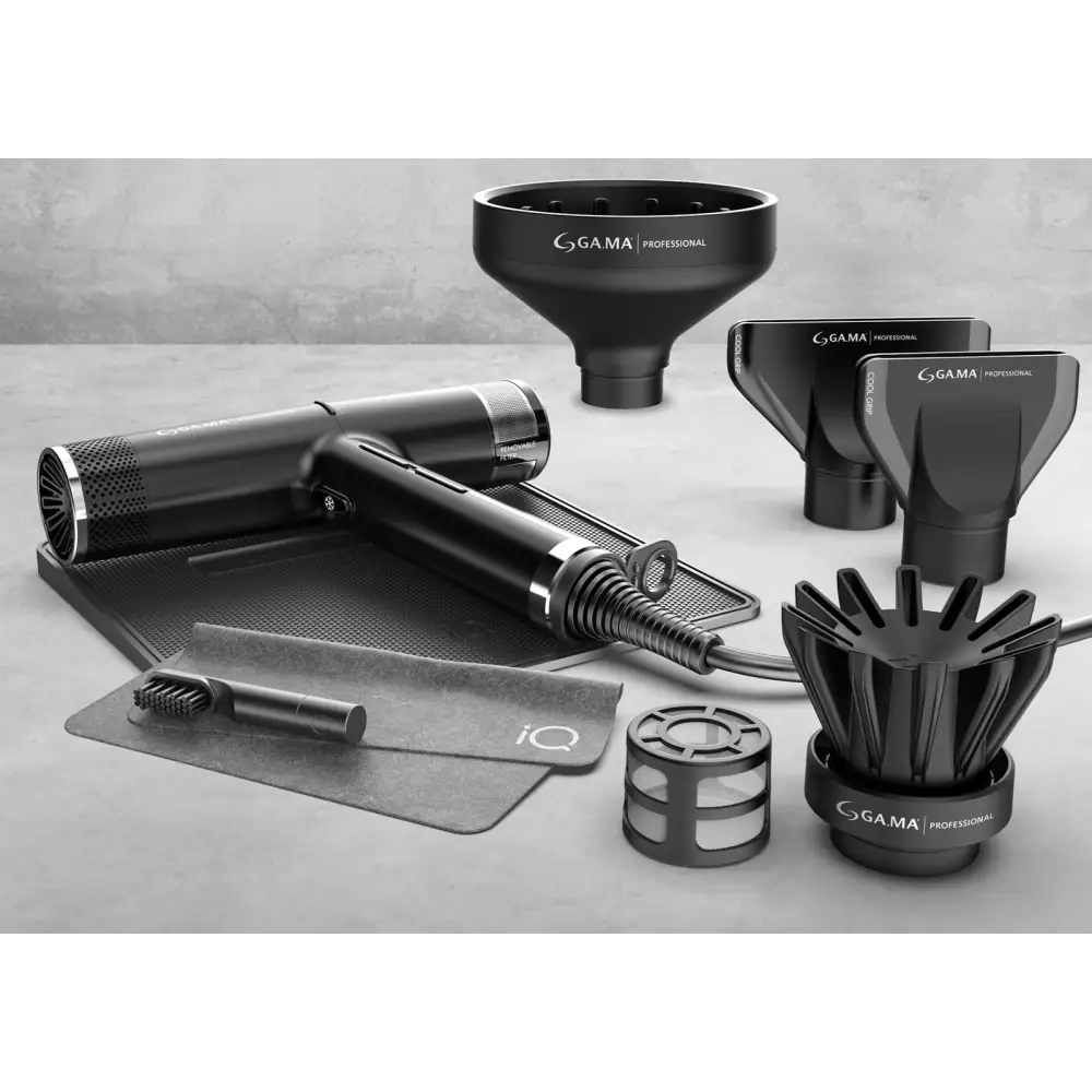 GA.MA IQ Perfetto 3.0 – Professzionális Ultrakönnyű Hajszárító 110.000 RPM Oxy Active Technológia Öntisztító