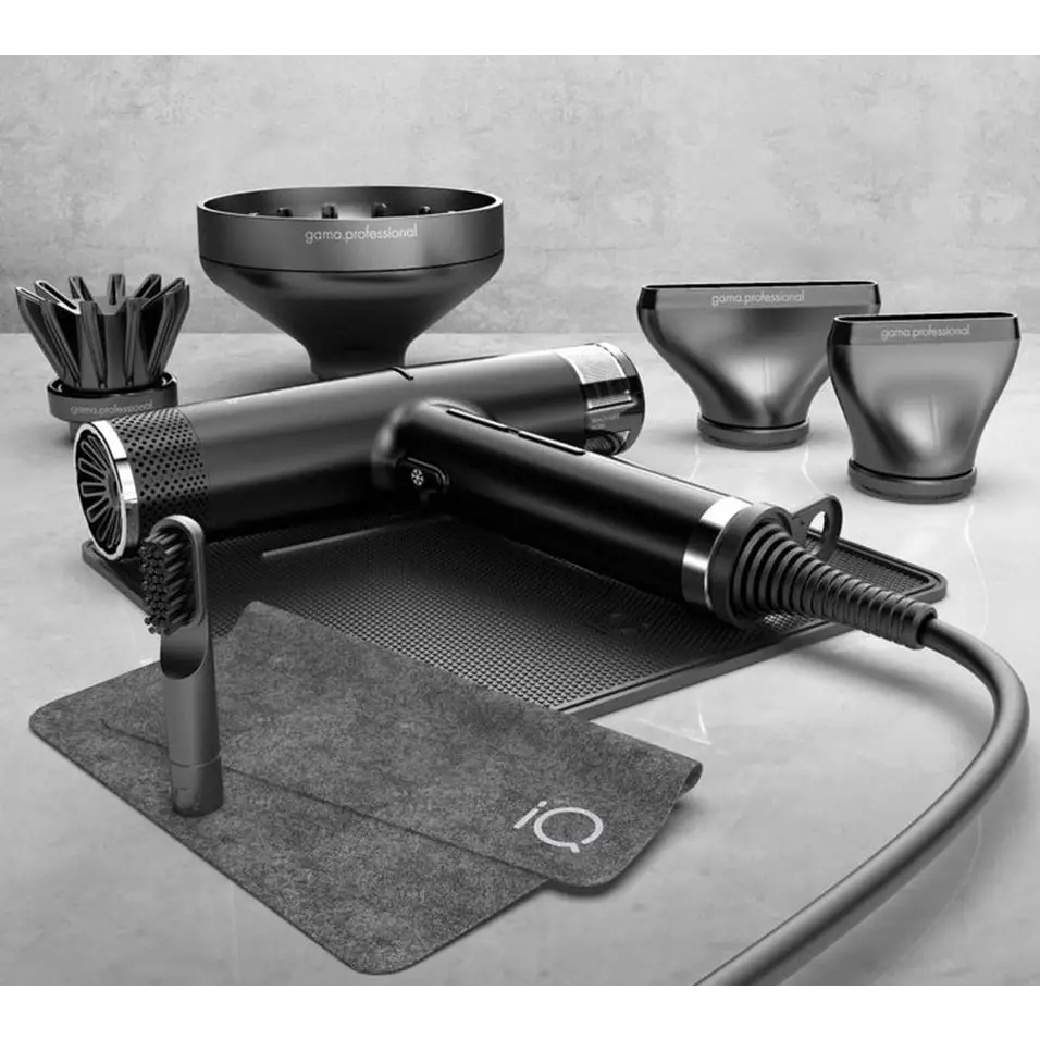 GA.MA iQ2 Perfetto 2.0 – Ultrakönnyű Professzionális Hajszárító 120.000 RPM Oxy Active Auto-Clean 4 Prémium Tartozékkal