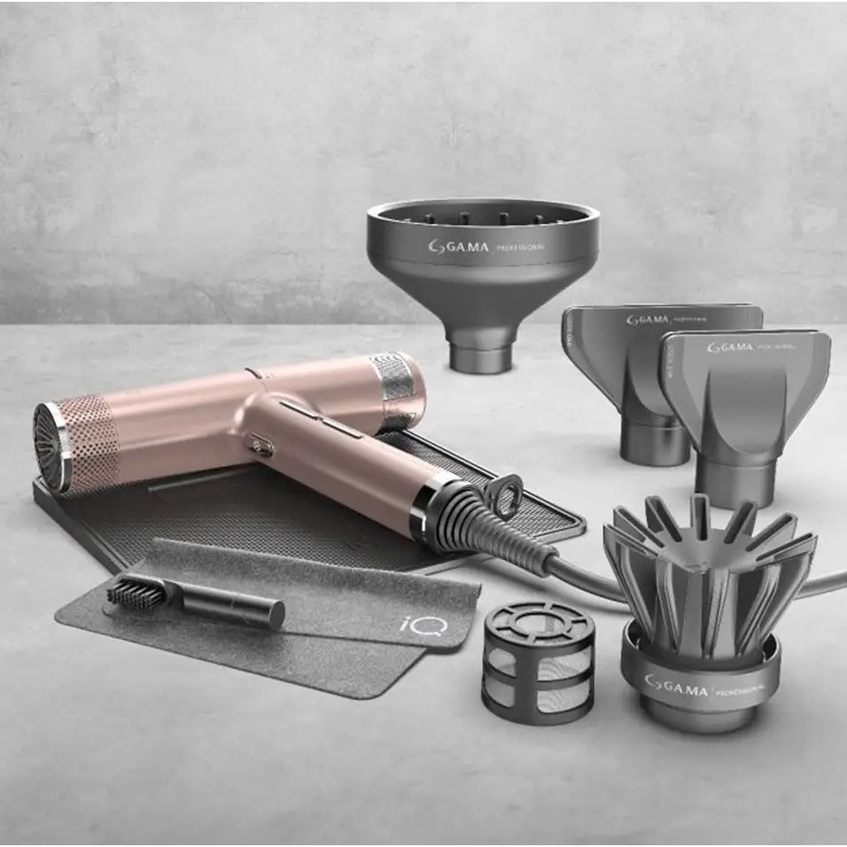 GA.MA iQ2 Perfetto 2.0 – Ultrakönnyű Professzionális Hajszárító 120.000 RPM Oxy Active Auto-Clean 4 Prémium Tartozékkal