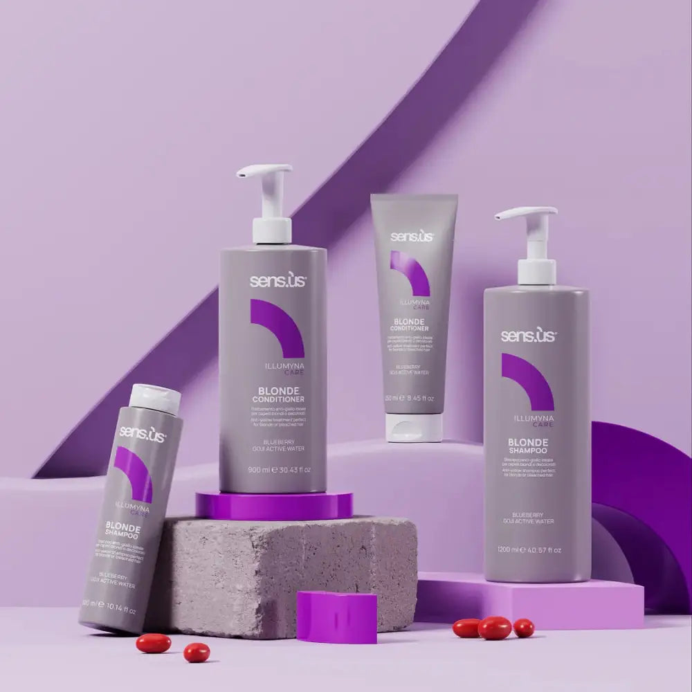 Hamvasító Balzsam Szőke És Szőkített Hajra Sensus Illumyna Blonde Conditioner - Haj