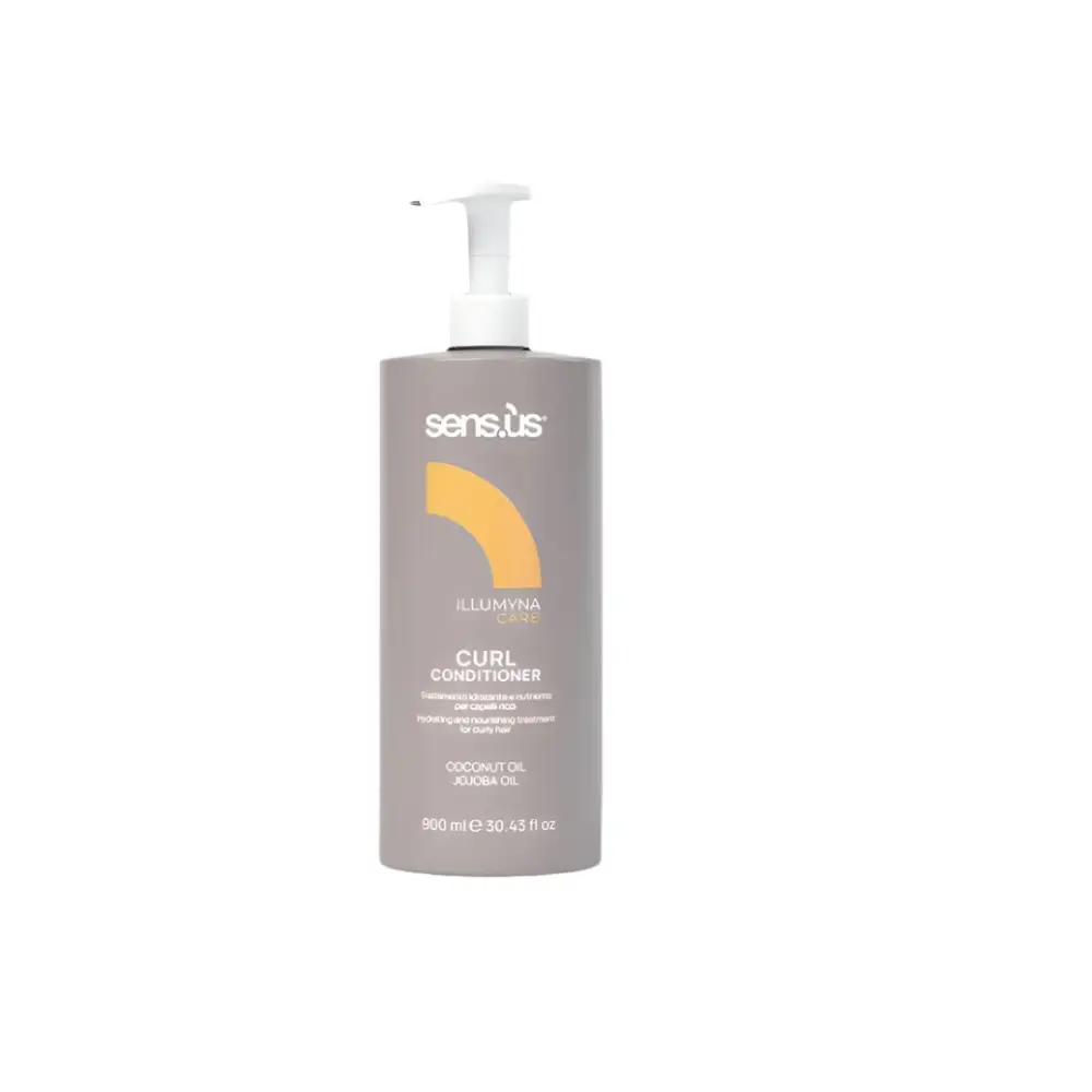 Hidratáló Balzsam Göndör És Hullámos Hajra Sensus Illumyna Care Curl Conditioner - 900 ml - Haj