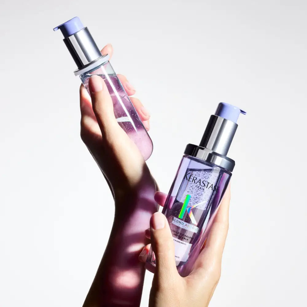 Hidratáló És Regenráló Olaj Szőke Haj Ápolására Utántölthető Üvegben Kérastase Blond Absolu L’Huile