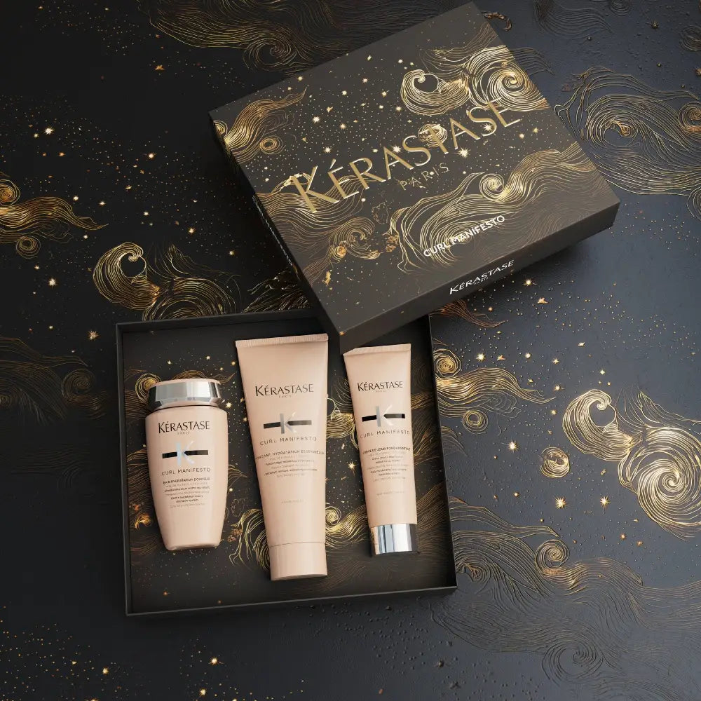 Hidratáló Készlet Hullámos És Göndör Hajra Kérastase Curl Manifesto Masque Holiday 2024 Krémsampon 250ml