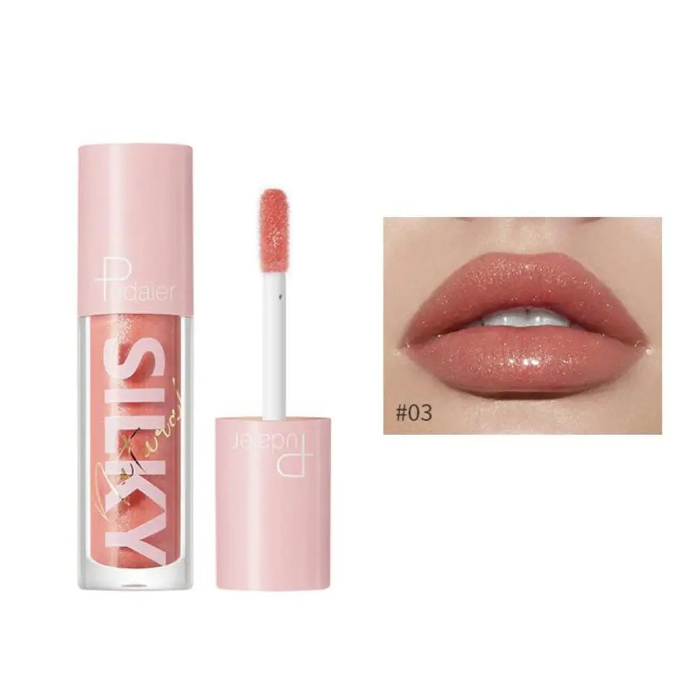 Hidratáló Természetes Csillogást Biztosító Szájfény Pudaier Gloss Bomb Silky Natural - 3 - Sminkelés
