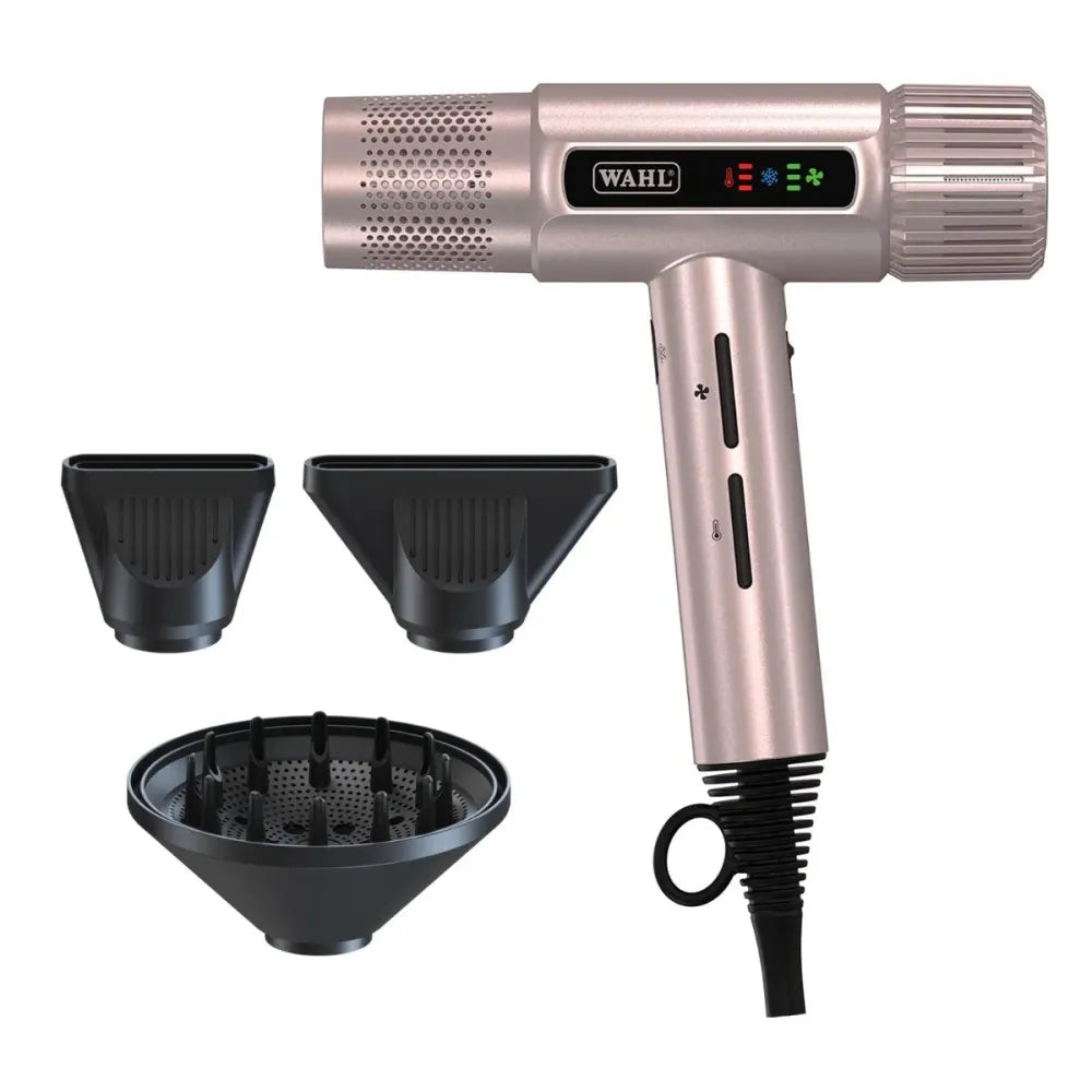 Wahl Vanquish Digital Hajszárító, Fejlett BLDC Motorral és Áramlásszabályozó Technológiával