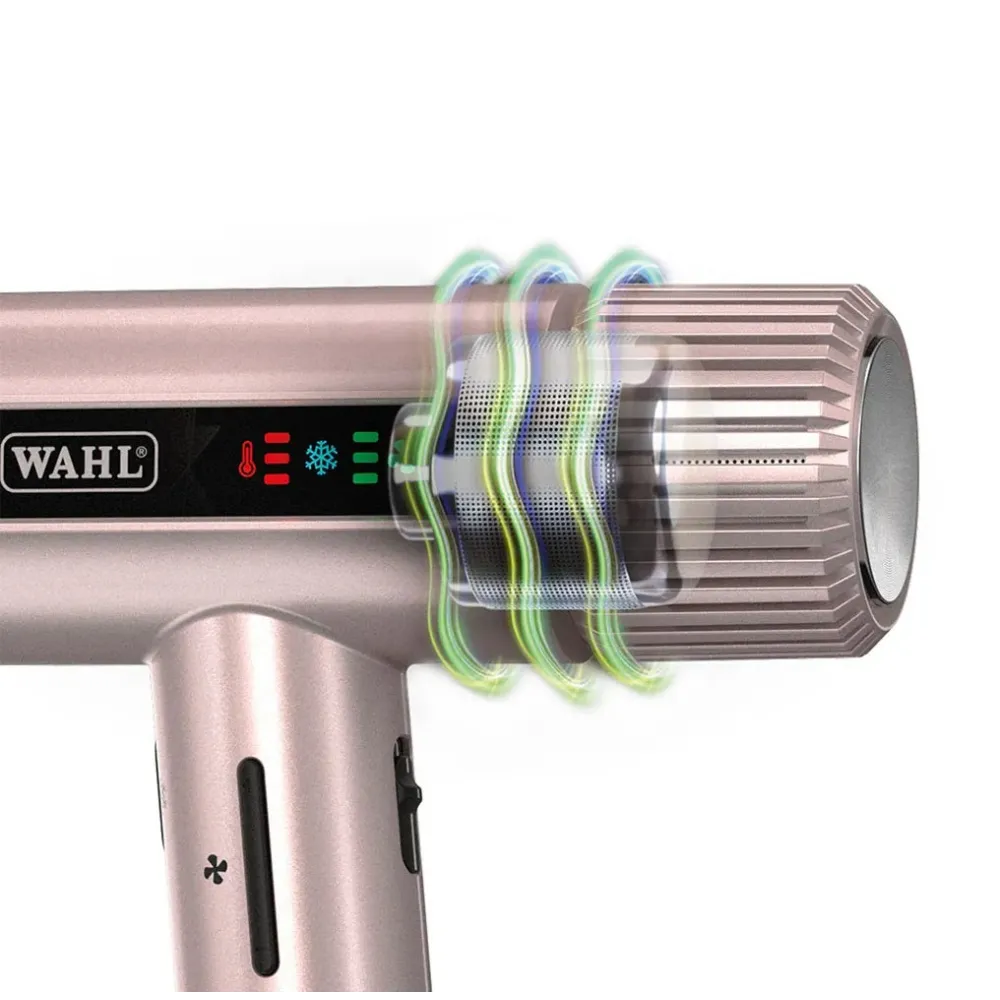 Wahl Vanquish Digital Hajszárító, Fejlett BLDC Motorral és Áramlásszabályozó Technológiával