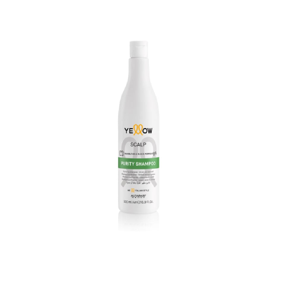 Yellow Scalp Purity Sampon 500ml – Megszünteti a Korpát és Helyreállítja a Fejbőr Egyensúlyát