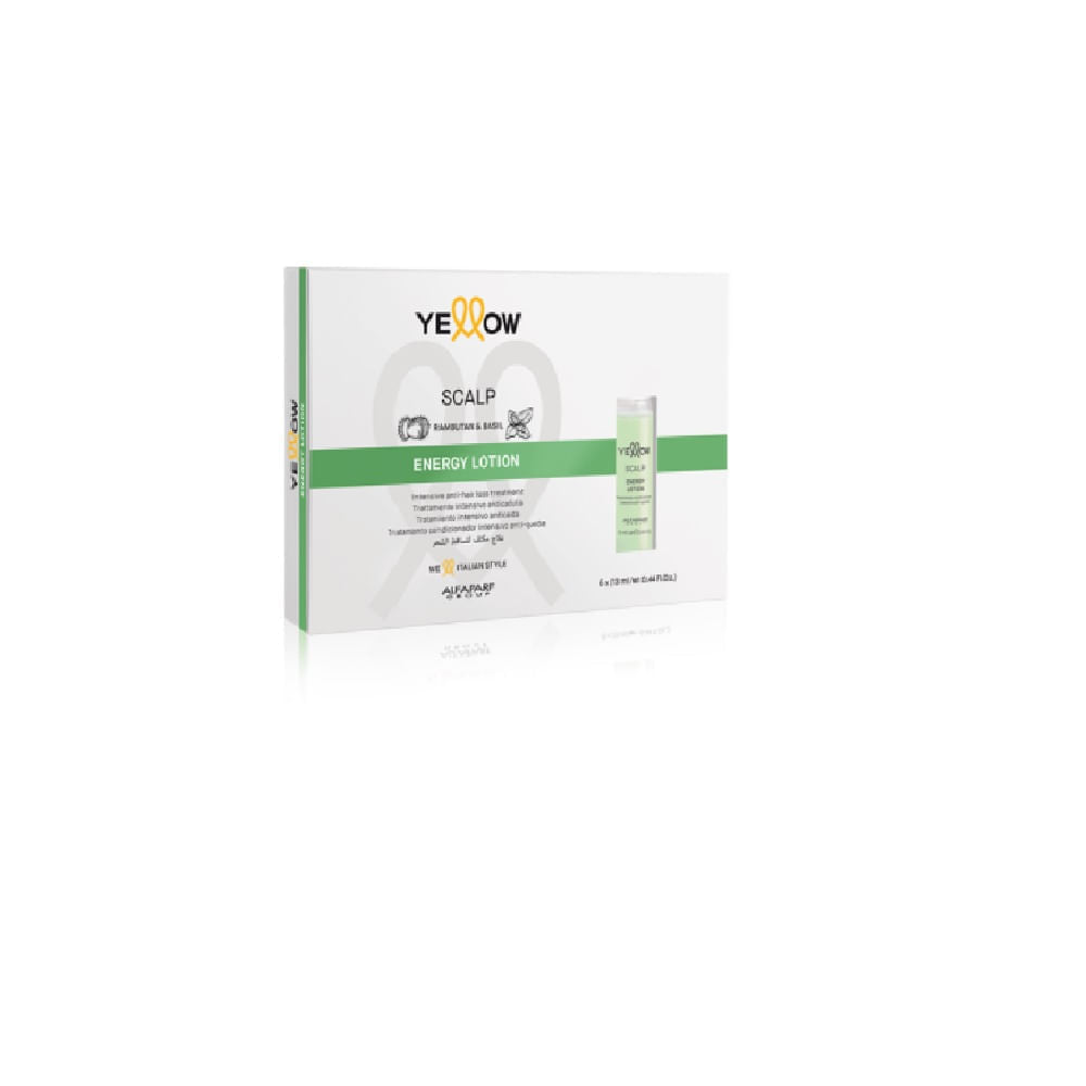 Yellow Scalp Energy Lotion 6x13ml – Hajhullás elleni erősítő kezelés