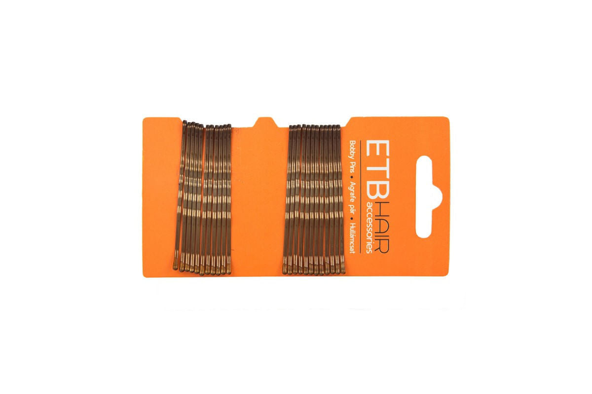 ETB Hair Hajcsat, barna, 6 cm, 24 db