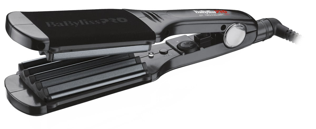 BaByliss PRO Dial-a-Heat kreppelő vas 60mm, ultra-sima lapokkal és professzionális kialakítással