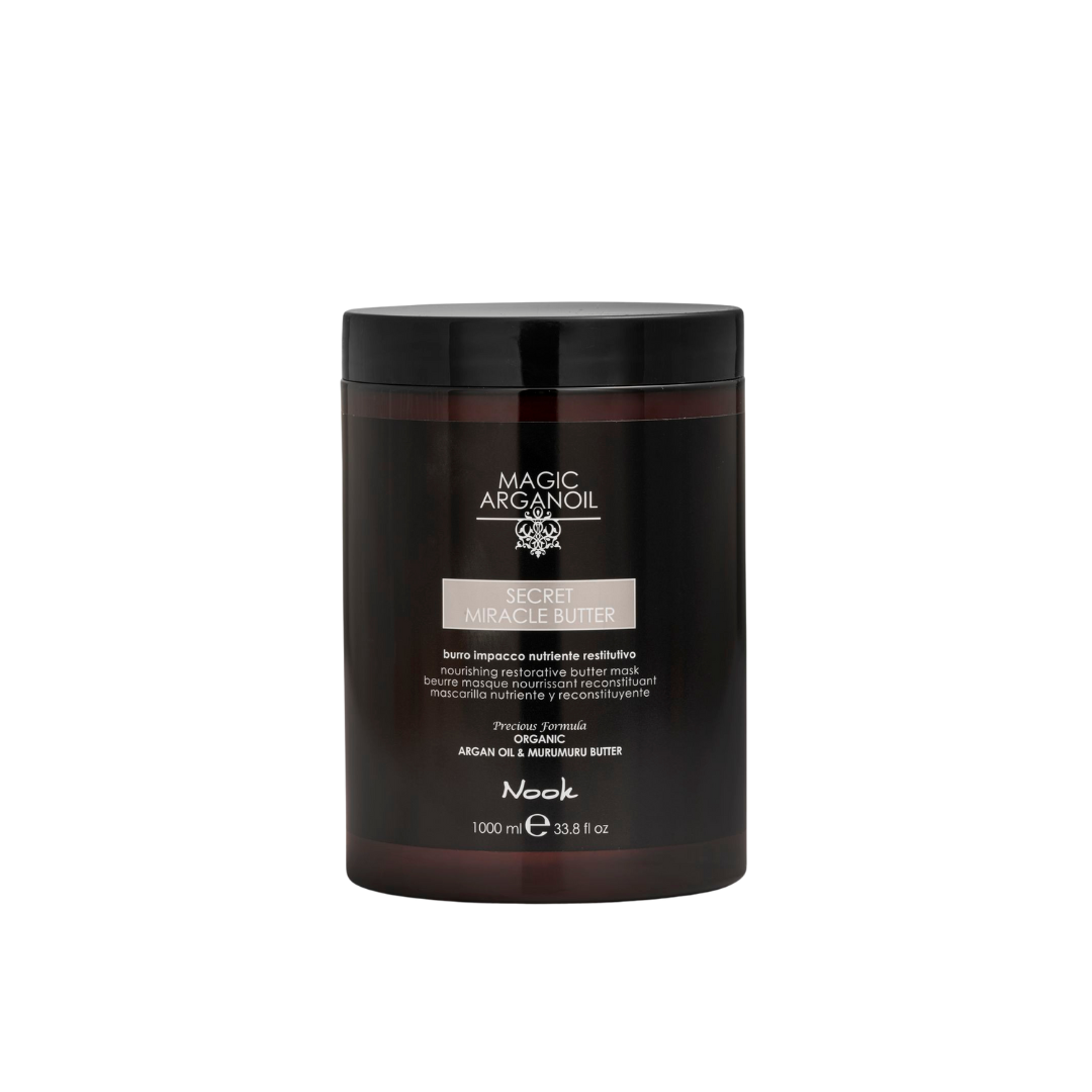Nook Magic ArganOil Secret Restrukturáló Hajmaszk Sérült Hajra, Argánvajjal és 91% Természetes Összetevőkkel