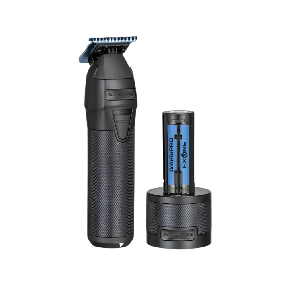 Babyliss Pro SKELETON FXONE Black Kontúrvágó, cserélhető akkumulátorral és High Torque digitális motorral, ÚJRACSOMAGOLT TERMÉK