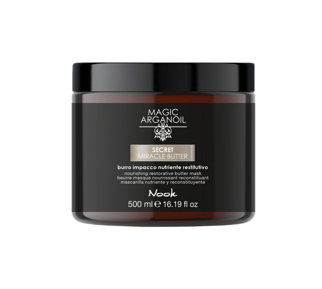 Nook Magic ArganOil Secret Restrukturáló Hajmaszk Sérült Hajra, Argánvajjal és 91% Természetes Összetevőkkel