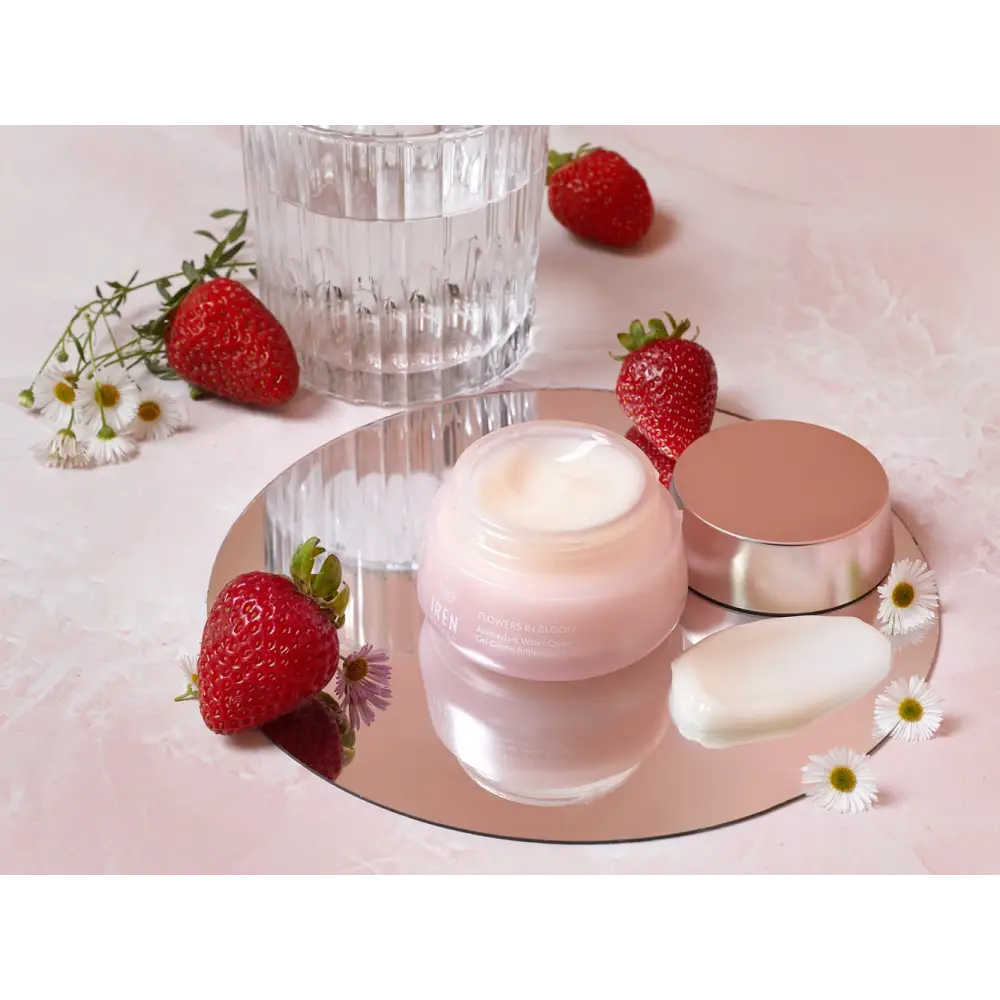 IREN Shizen FLOWERS IN BLOOM – Japán antioxidáns arckrém BIYUSEN™ termálvízzel | Mélyhidratálás természetes ragyogás