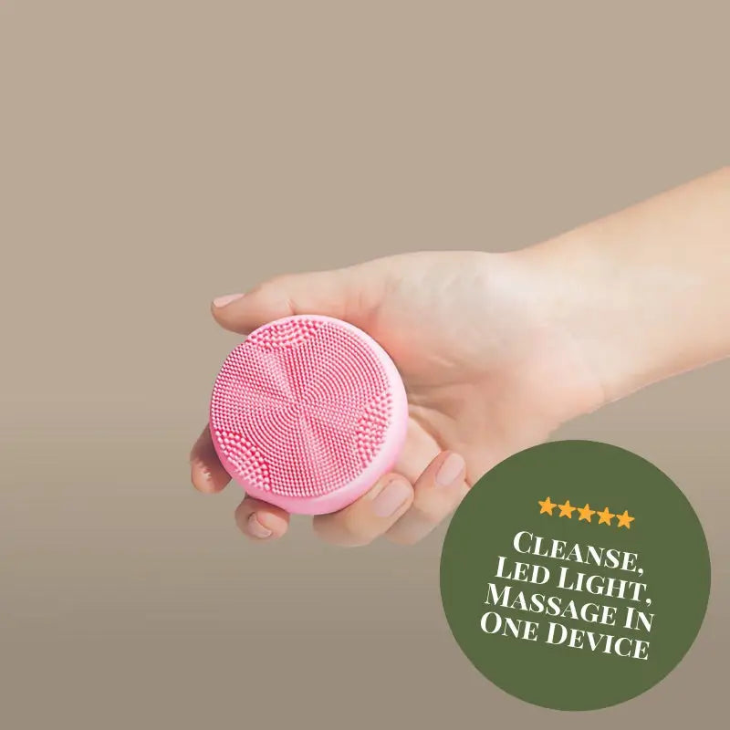 IREN Shizen LEDSKIN GENIE PRO – Luxus 4 az 1-ben arctisztító kefe LED terápiával EMS masszázzsal és japán