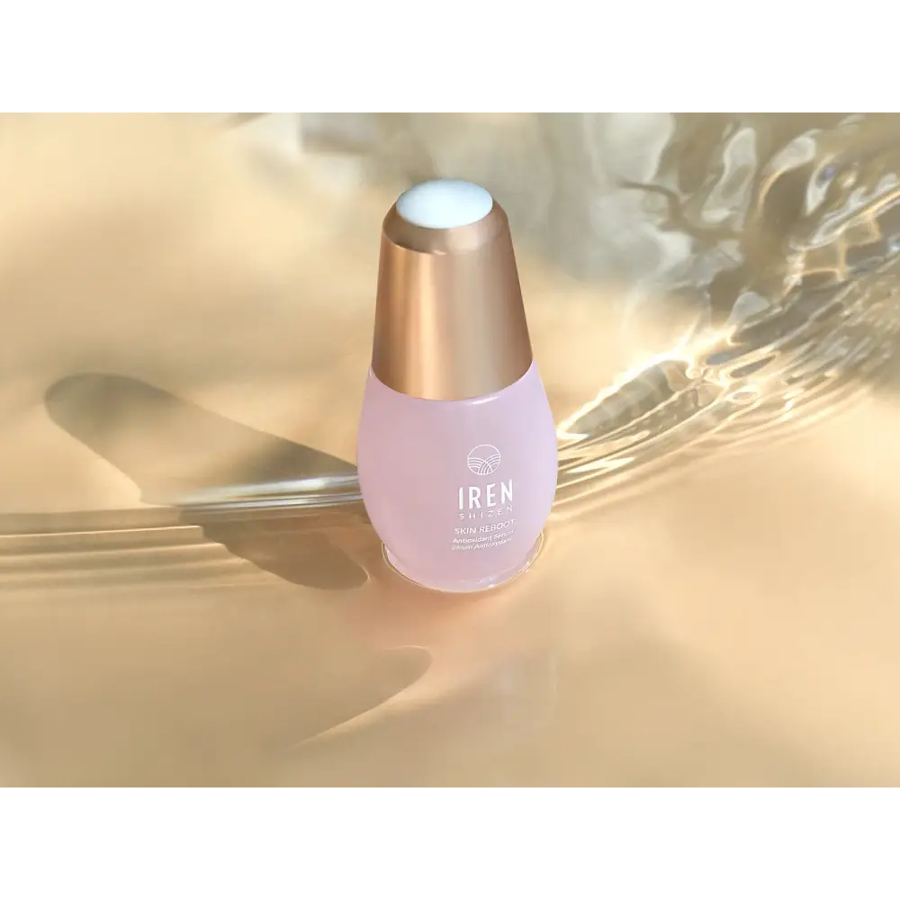 IREN Shizen Skin Reboot 20ml – Japán Antioxidáns Szérum Gránátalmával Koffeinnel és Vörös Algával a Sugárzó Védett