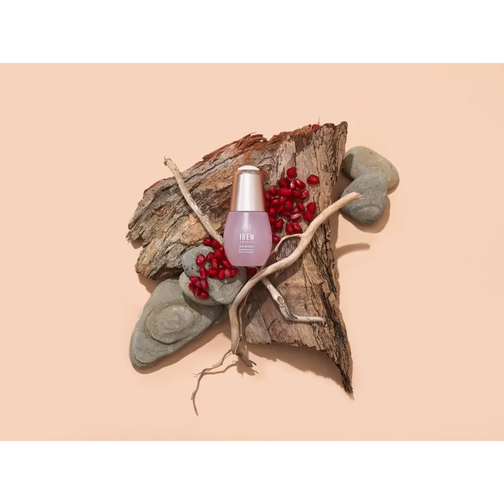 IREN Shizen Skin Reboot 20ml – Japán Antioxidáns Szérum Gránátalmával Koffeinnel és Vörös Algával a Sugárzó Védett