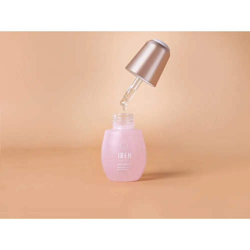 IREN Shizen Skin Reboot 20ml – Japán Antioxidáns Szérum Gránátalmával Koffeinnel és Vörös Algával a Sugárzó Védett