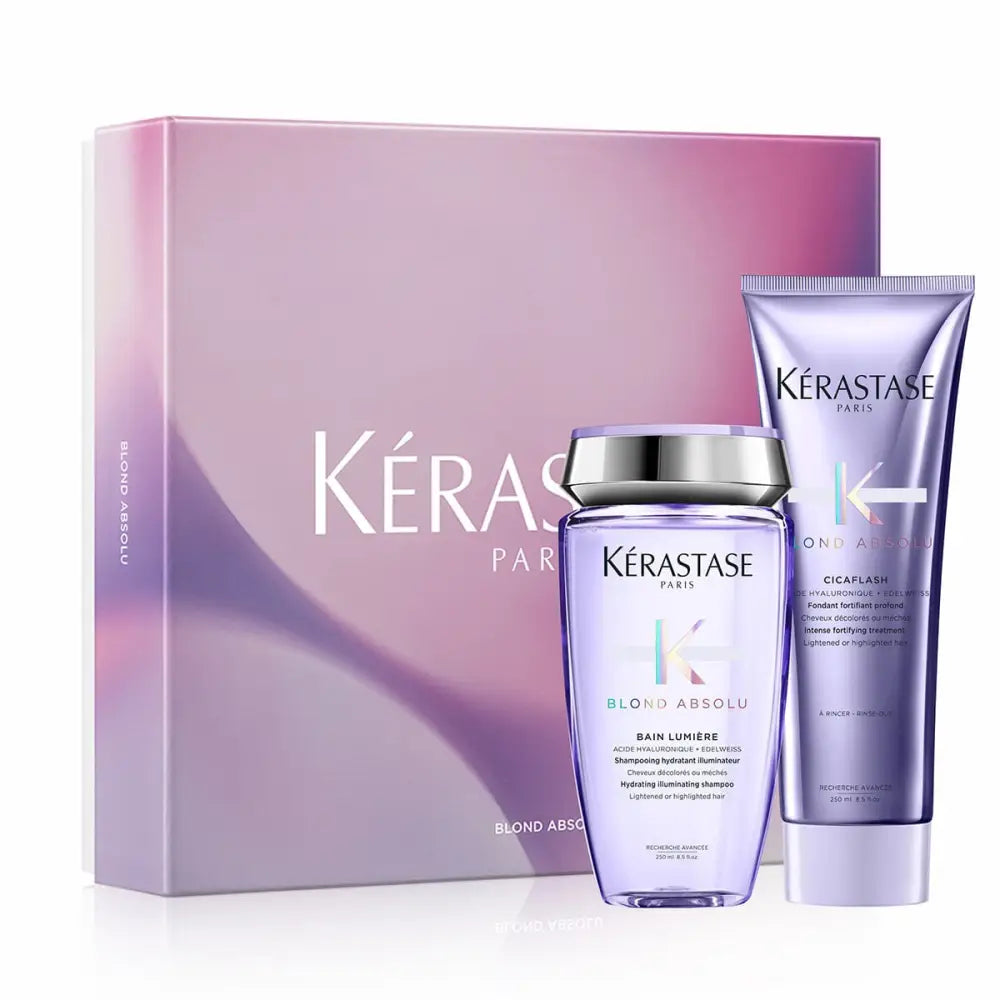 Kerastase Blond Absolu Set Cadou 2024 Șampon 250ml+Balsam 250ml