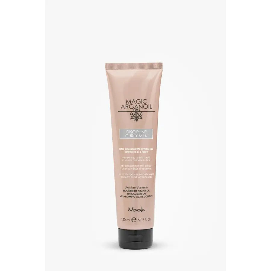 Lapte Anti-Frizz pentru Păr Rebel cu Ulei de Argan Nook Magic ArganOil Discipline - 150 ml - Păr