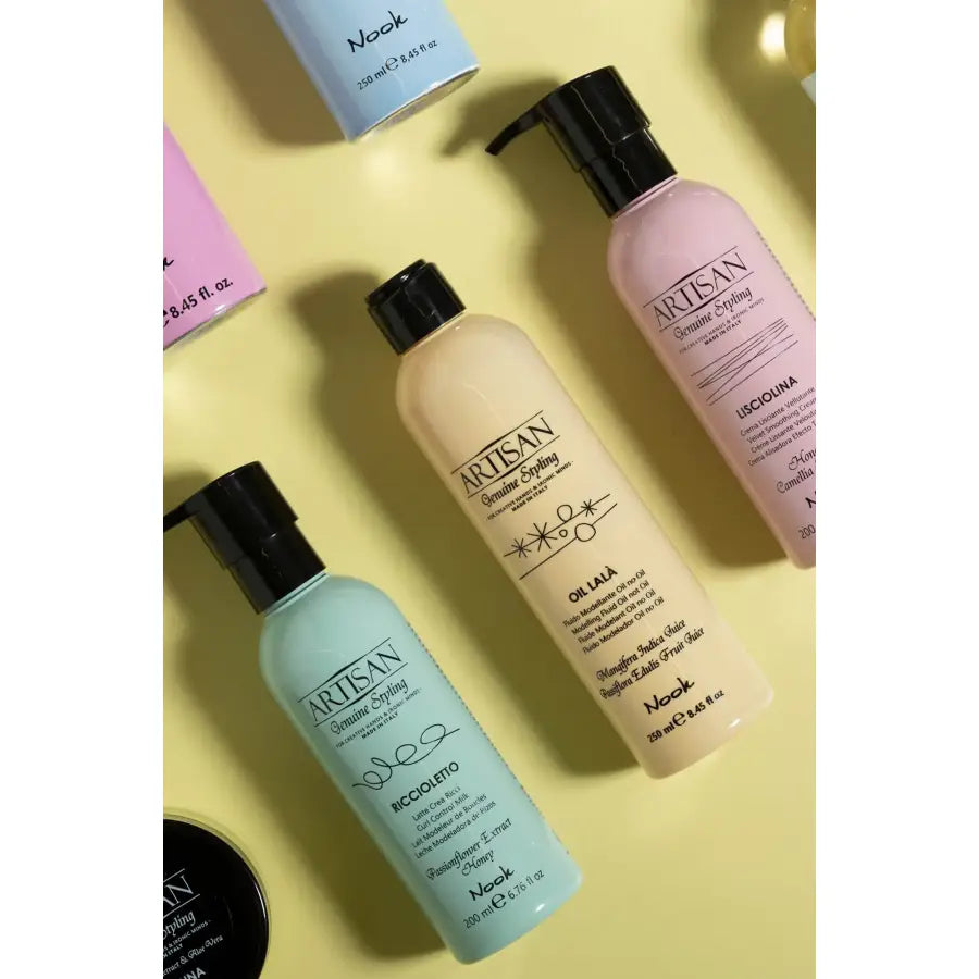 Lichid Modelator pe Bază de Ulei pentru Strălucirea și Volumul Părului Nook Artisan Oil Lala 250ml - 250 ml - Păr