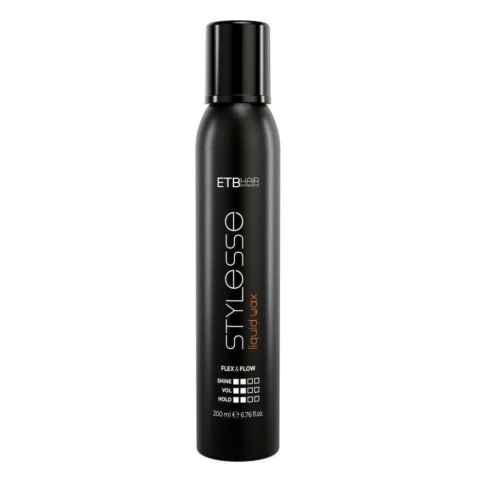 ETB Hair Stylesse Flex & Flow Prémium Folyékony Hajformázó Wax Spray, 200 ml