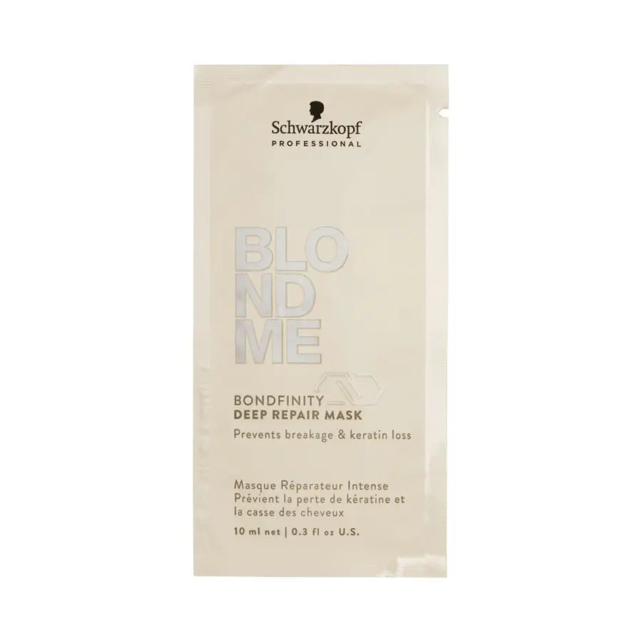 Mască Reparatorare Intensivă Schwarzkopf BLONDME Bondfinity Deep Repair – Reconstrucție Permanentă pentru Păr Blond