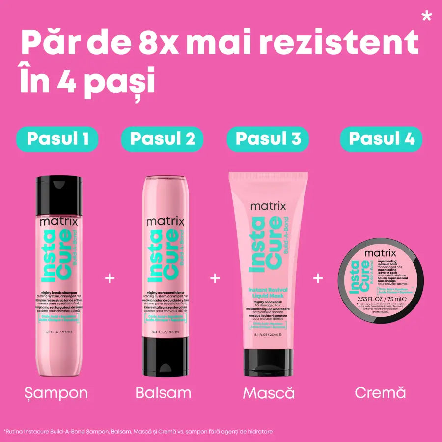 Matrix Instacure Build-A-Bond Super Sealing – Cremă Leave-in Reparatoare pentru Păr Deteriorat 75ml - Păr