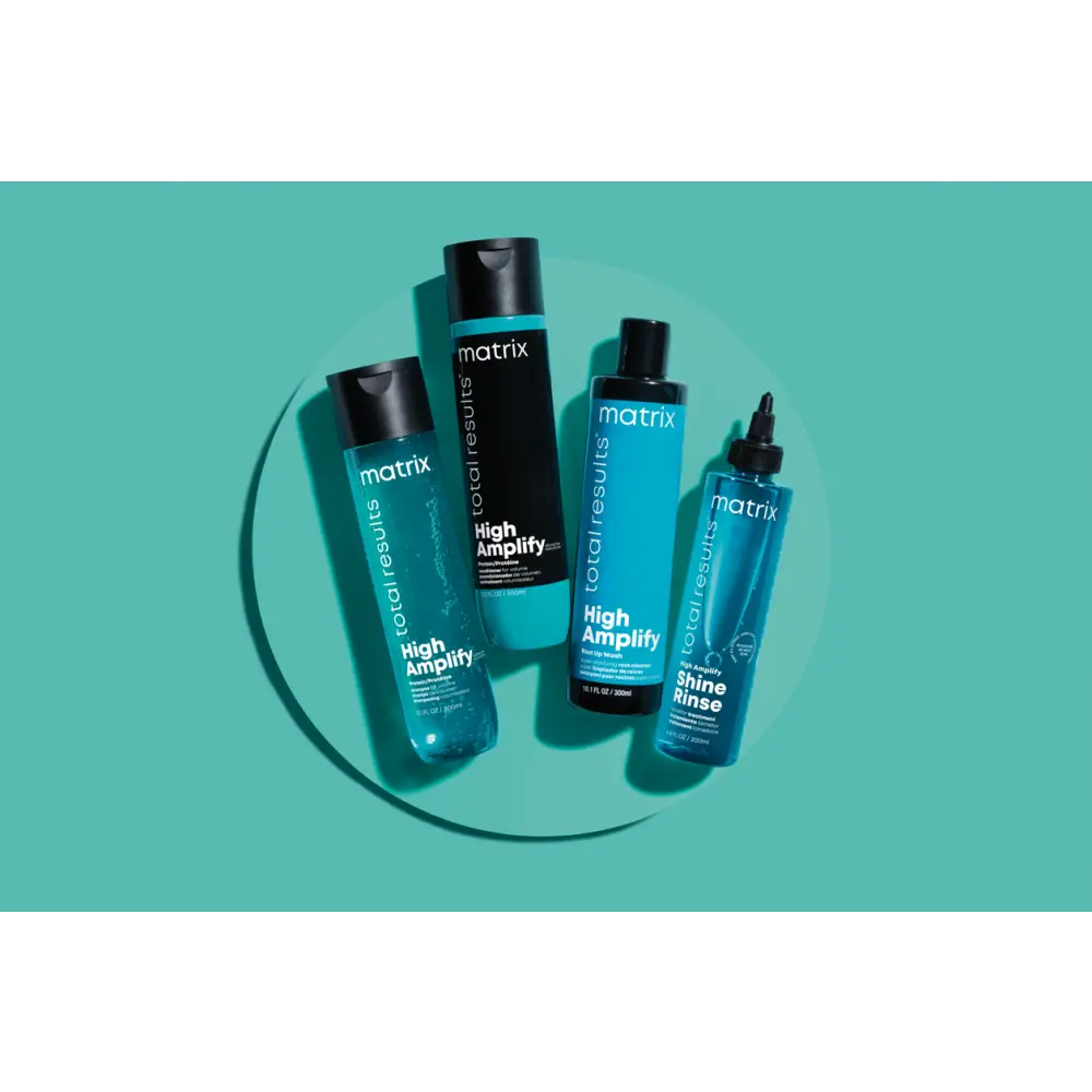 Matrix Total Results High Amplify Volumennövelő Sampon – Látványos Tőemelés Szilikonmentes Formula 300 ml - Haj