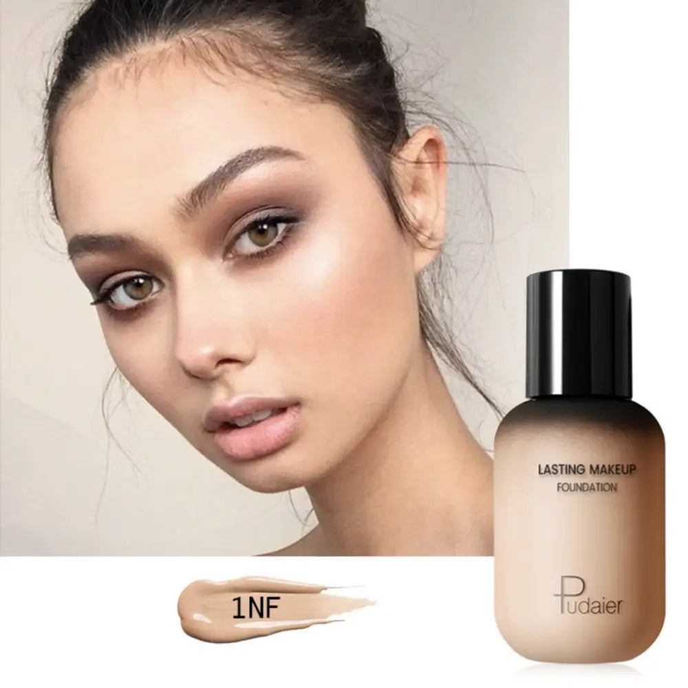 Matt Hatású Tartós Tökéletes Fedésű Alapozó Pudaier Lasting Makeup 40ml - 1NF - Sminkelés