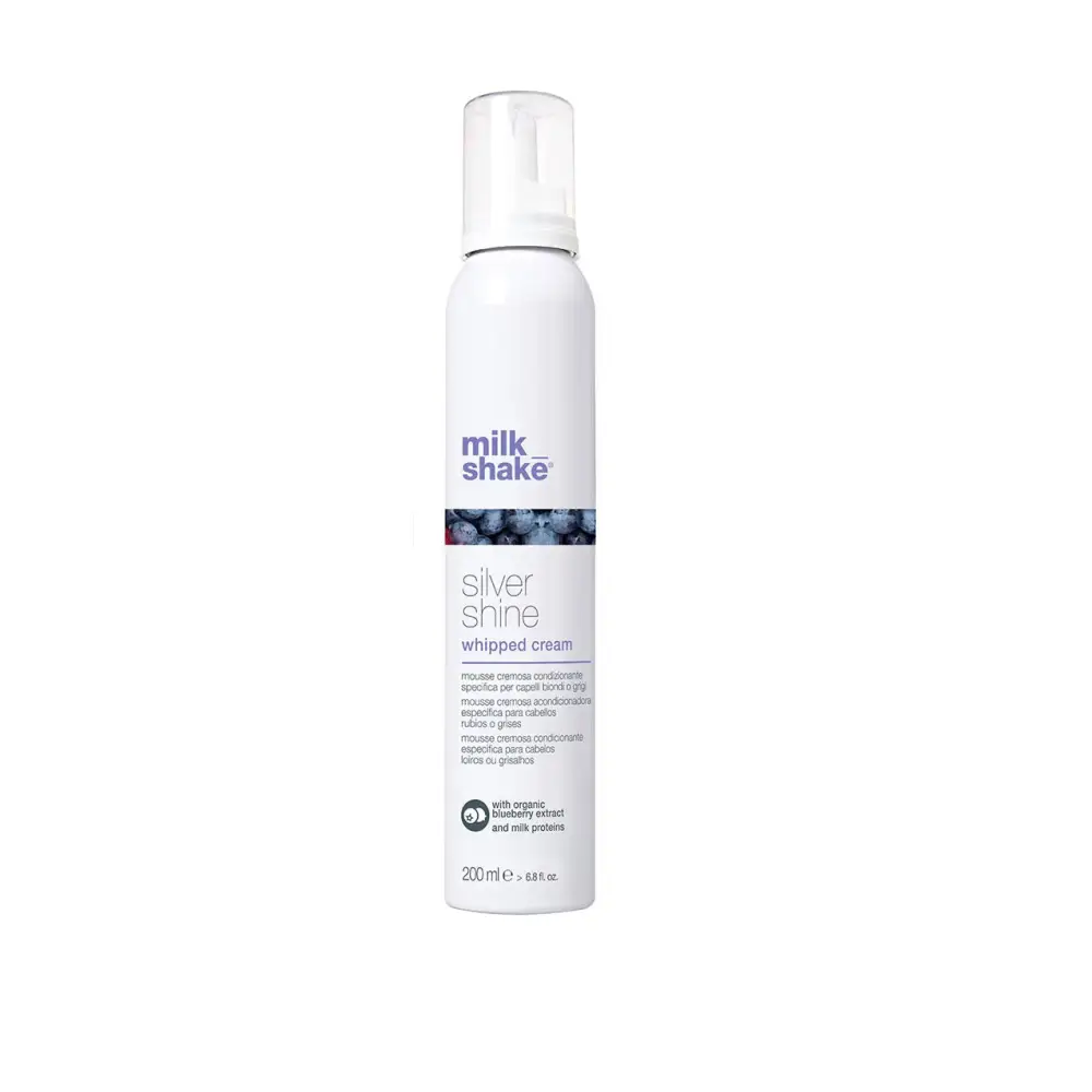 Meleg Árnyalat Semlegesítő Hidratáló Habbalzsam Milk Shake Silver Shine Whipped 200ml - Păr