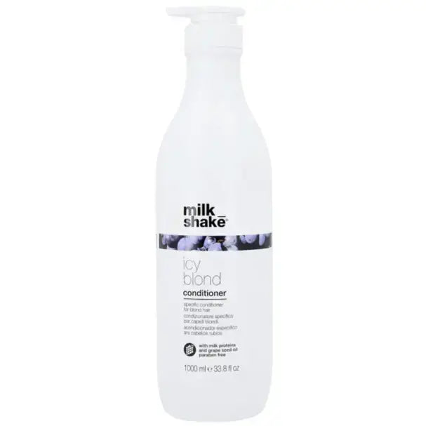 Milk Shake Icy Blond Kondicionáló Pigmenttel Sárga Árnyalatok Semlegesítésére Szőke Hajra - 1000ml