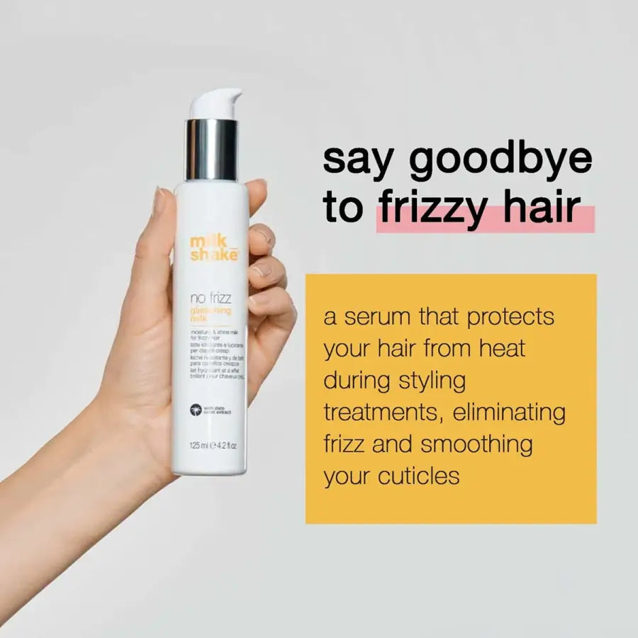Milk Shake No Frizz Glistening Milk 125ml – Lapte Hidratant Anti-Frizz cu Strălucire de Vis - Păr