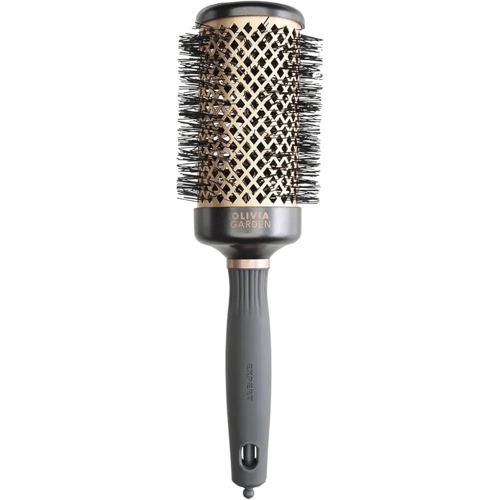Olivia Garden Expert Blowout Heat Nylgard Bristles– Professzionális Hőálló Hajkefe Vastag Nehezen Kezelhető Hajhoz - 55