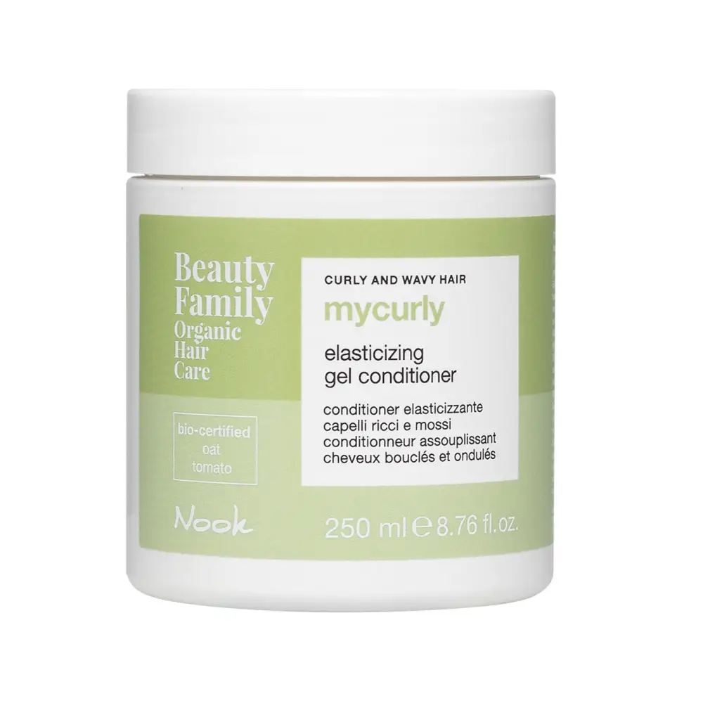 Organikus Zselé Állagú Hajbalzsam Göndör És Hullámos Haj Áplolására Nook Beauty Family MyCurly Elasticizing Gel