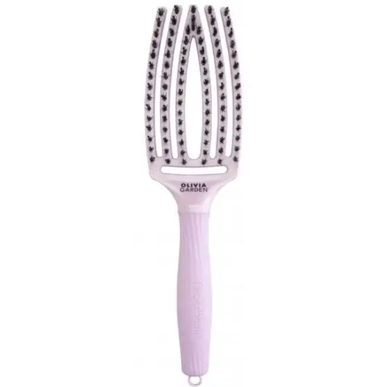 Professzionális Bontókefe Vaddisznó És Nilon Sörtékkel Fingerbrush Iconic Boar&Nylon - Ethereal Lavender - Haj