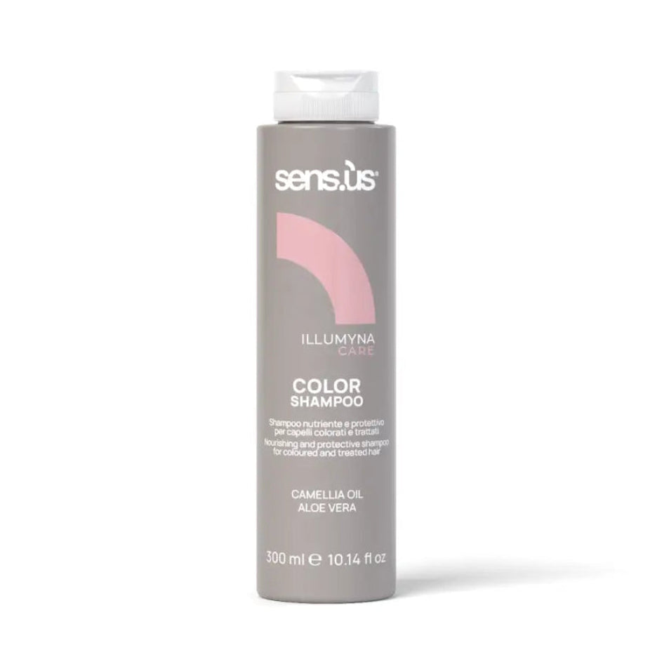 Șampon Hrănitor și Protector Sensus Illumyna Color pentru Păr Vopsit și Tratat Chimic - 300ml - Păr