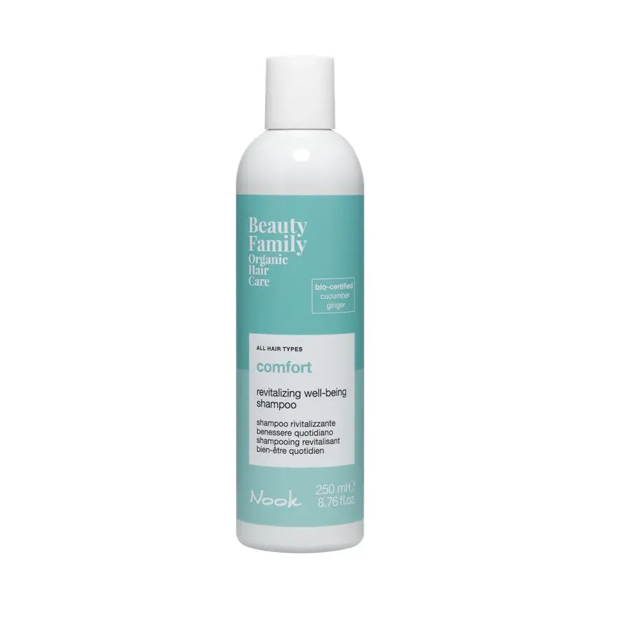 Șampon Organic Revitalizant Și Hidratant Pentru Toate Tipurile De Păr Nook Beauty Family Comfort Revitalizing